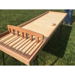 Billard roulette concept bois et jeux