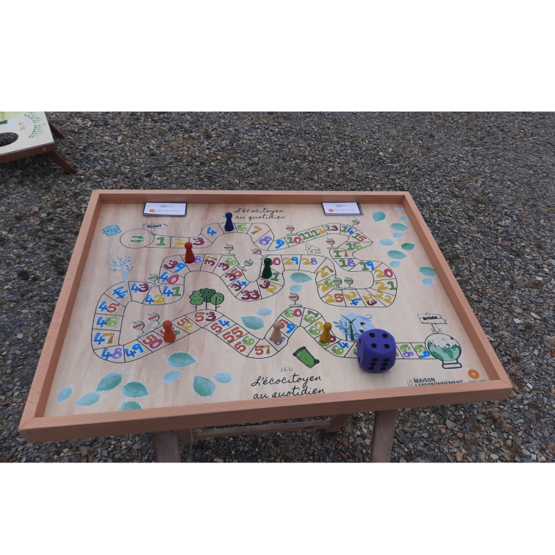 Plateau géant de jeu de l'oie