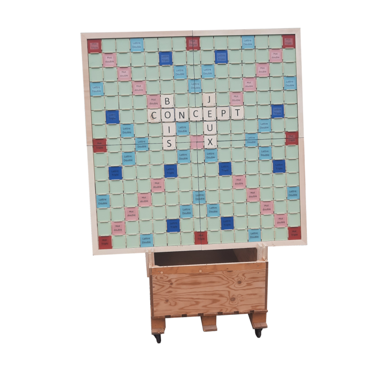 Jeu de scrabble géant