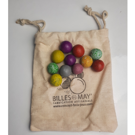 Pochon de billes avec ou sans carte de jeu