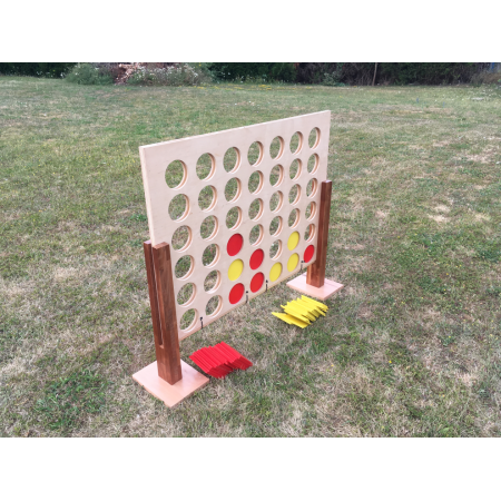 Puissance 4 Géant - Concept Bois et jeux