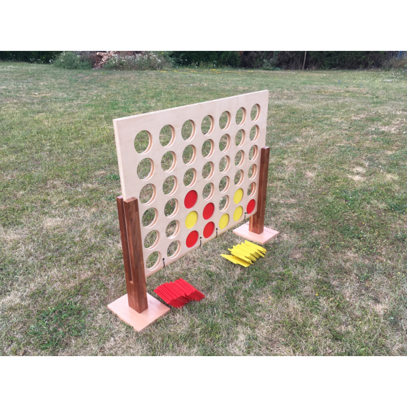 Puissance 4 Géant - Concept Bois et jeux