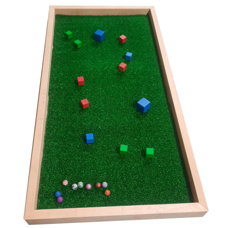 Plateau jeux de billes