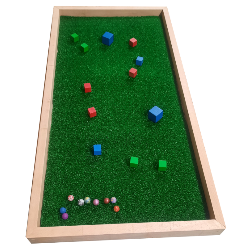 Plateau jeux de billes