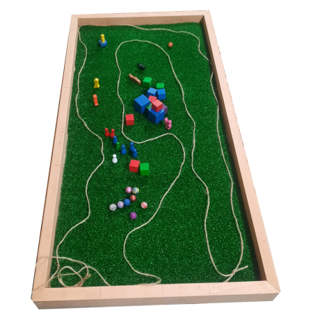 Plateau jeux de billes