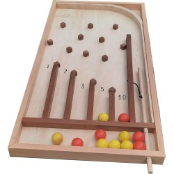 Flipper aérobille. Le flipper en bois